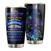 Camellia Personalized Butterfly Faith Bible I'm A Bible Believing Stainless Steel Tumbler - Double-Walled Insulation Vacumm Flask - For Thanksgiving, Memorial Day, Christians, Christmas Gift