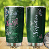 Camellia Personalized Butterfly Hope Makes All Things Works Stainless Steel Tumbler - Double-Walled Insulation Vacumm Flask - For Thanksgiving, Memorial Day, Christians, Christmas Gift