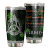 Camellia Personalized Celtic Knot Peace To Your Mind Love To Your Heart Calm To Your Spirit Stainless Steel Tumbler - Customized Double-Walled Insulation Travel Thermal Cup With Lid