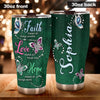 Camellia Personalized Butterfly Hope Makes All Things Works Stainless Steel Tumbler - Double-Walled Insulation Vacumm Flask - For Thanksgiving, Memorial Day, Christians, Christmas Gift