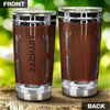 Camellia Personalized Drum Surface Stainless Steel Tumbler - Customized Double-Walled Insulation Travel Thermal Cup With Lid