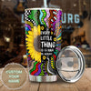 Camellia Personalized Hippie Sunflower Every Little Thing Is Gonna Be Alright Stainless Steel Tumbler-Double-Walled Insulation Travel Cup With Lid