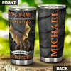 Camellia Personalized Dragon Son In Law You Are Special You Volunteered Stainless Steel Tumbler - Customized Double-Walled Insulation Travel Thermal Cup With Lid Gift For Dragon Lover Son