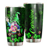 Camellia Personalized Hippie Gnomy Stainless Steel Tumbler-Double-Walled Insulation Travel Cup With Lid Gift For Chistmas 01