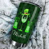 Camellia Personalized Irish Nutrition Facts Stainless Steel Tumbler-Double-Walled Insulation Travel Cup With Lid