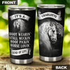 Camellia Personalized Horse It's A Boot Wearing Stainless Steel Tumbler - Double-Walled Insulation Vacumm Flask - Gift For Horse Lovers, Cowgirls, Cowboys, Perfect Christmas, Thanksgiving Gift