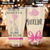 Camellia Personalized Everything I Am You Helped Me To Be Thank You Mom Stainless Steel Tumbler-Double-Walled Insulation Cup With Lid Gift For Mother's Day