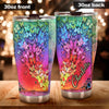 Camellia Personalized A Colourful Flock Of Butterflies Stainless Steel Tumbler - Double-Walled Insulation Vacumm Flask - For Thanksgiving, Memorial Day, Christians, Christmas Gift