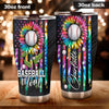 Camellia Persionalized 3D Baseball Mom Stainless Steel Tumbler - Customized Double - Walled Insulation Travel Thermal Cup With Lid Gift For Baseball Player