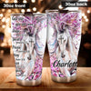 Camellia Personalized Horse Faith God Says You Are Unique Stainless Steel Tumbler - Double-Walled Insulation Vacumm Flask - Gift For Horse Lovers, Cowgirls, Cowboys, Perfect Christmas, Thanksgiving
