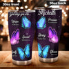 Camellia Personalized Butterfly God Says You Are Unique Stainless Steel Tumbler - Double-Walled Insulation Vacumm Flask - For Thanksgiving, Memorial Day, Christians, Christmas Gift