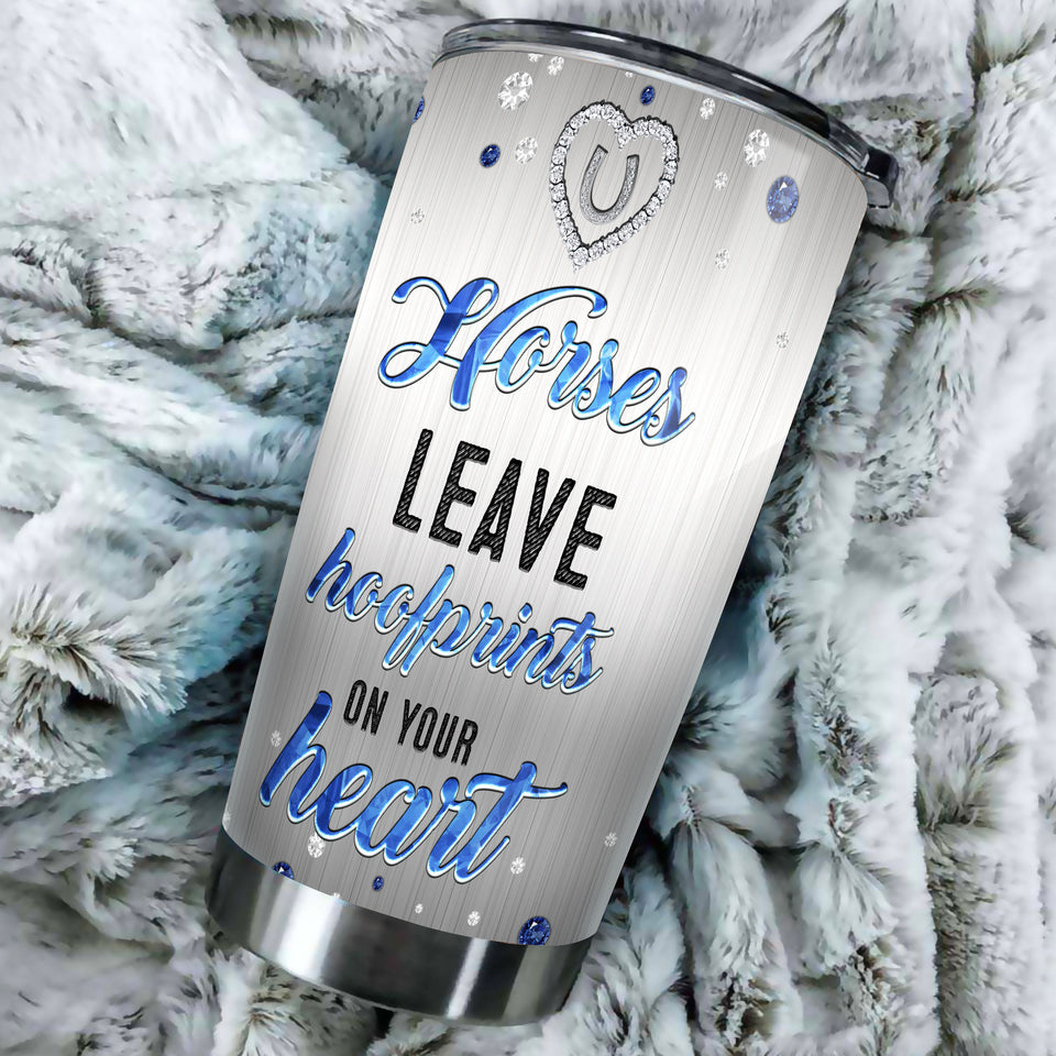 Camellia Personalized Horse Jewelry Style  Stainless Steel Tumbler - Double-Walled Insulation Vacumm Flask - Gift For Horse Lovers, Cowgirls, Cowboys, Perfect Christmas, Thanksgiving Gift 03