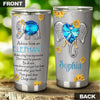 Camellia Personalized Diamond Elephant Advice Stainless Steel Tumbler-Thermal Flask Travel Therma Cup With Lid