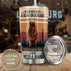 Camellia Persionalized 3D Never Mess With A Bear Or A Beard  Stainless Steel Tumbler - Customized Double - Walled Insulation Travel Thermal Cup With Lid