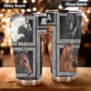 Camellia Personalized Horse Stainless Steel Tumbler - Double-Walled Insulation Vacumm Flask - Gift For Horse Lovers, Cowgirls, Cowboys, Perfect Christmas, Thanksgiving Gift 03
