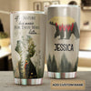 Camellia Persionalized 3D Vintage The Nature Has Music Stainless Steel Tumbler - Customized Double - Walled Insulation Travel Thermal Cup With Lid