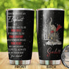 Camellia Personalized Elephant Is Friend Stainless Steel Tumbler- Wall Insulated Cup With Lid Travel Mug