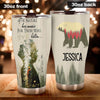 Camellia Persionalized 3D Vintage The Nature Has Music Stainless Steel Tumbler - Customized Double - Walled Insulation Travel Thermal Cup With Lid