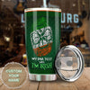 Camellia Persionalized Irish My DNA Test Says Im Irish Stainless Steel Tumbler - Customized Double - Walled Insulation Travel Thermal Cup With Lid