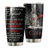 Camellia Personalized Elephant Is Friend Stainless Steel Tumbler- Wall Insulated Cup With Lid Travel Mug