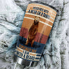 Camellia Persionalized 3D Never Mess With A Bear Or A Beard  Stainless Steel Tumbler - Customized Double - Walled Insulation Travel Thermal Cup With Lid