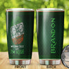 Camellia Persionalized Irish My DNA Test Says Im Irish Stainless Steel Tumbler - Customized Double - Walled Insulation Travel Thermal Cup With Lid