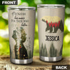 Camellia Persionalized 3D Vintage The Nature Has Music Stainless Steel Tumbler - Customized Double - Walled Insulation Travel Thermal Cup With Lid