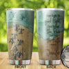 Camellia Personalized Sea Turtles I Have Kept The Faith Ceramic Stainless Steel Tumbler-Double-Walled Travel Therma Cup With Lid