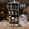 Camellia Persionalized 3D Bourbon Lover Stainless Steel Tumbler - Customized Double - Walled Insulation Travel Thermal Cup With Lid Gift For Cocktail Lover