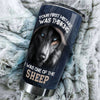 Camellia Persionalized 3D Wolf Your First Mistake Was Thinking Was One Of The Sheep Stainless Steel Tumbler - Customized Double - Walled Insulation Travel Thermal Cup With Lid Gift For Wolf Lover