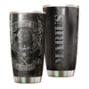 Camellia Personalized Firefighter First In Last Out Stainless Steel Tumbler-Double-Walled Insulation Gift For Firefighter Fireman 04