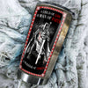 Camellia Personalized Child Of God Man Of Faith Warrior Of Christ Stainless Steel Tumbler-Wall Insulated Cup With Lid Travel Mug