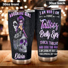 Camellia Persionalized 3D Aquarius Girl Stainless Steel Tumbler - Customized Double - Walled Insulation Travel Thermal Cup With Lid