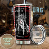 Camellia Personalized Child Of God Man Of Faith Warrior Of Christ Stainless Steel Tumbler-Wall Insulated Cup With Lid Travel Mug
