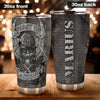 Camellia Personalized Firefighter First In Last Out Stainless Steel Tumbler-Double-Walled Insulation Gift For Firefighter Fireman 04