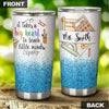 Camellia Personalized It Takes A Big Heart To Teach Little Mind Stainless Steel Tumbler-Sweat-Proof Double Wall Cup With Lid Gift For Math Teacher