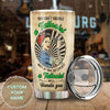 Camellia Persionalized You Cant Handle But Youre Lucky A Tattooist Will Handle You Stainless Steel Tumbler - Customized Double - Walled Insulation Travel Thermal Cup With Lid Gift For Tattooist