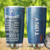 Camellia Personalized Mechanic Hourly Rate  Stainless Steel Tumbler-Sweat-Proof Double Wall Cup With Lid Gift For Mechanic