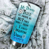 Camellia Personalized Mermaid They Didn't Know I Could Breathe Under water Stainless Steel Tumbler-Double-Walled Insulation Travel Cup With Lid