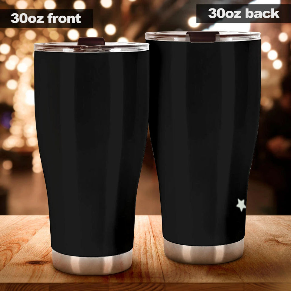 Camellia Personalized Butterfly Faith Hope Love Stainless Steel Tumbler - Double-Walled Insulation Vacumm Flask - For Thanksgiving, Memorial Day, Christians, Christmas Gift