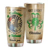 Camellia Persionalized You Cant Handle But Youre Lucky A Tattooist Will Handle You Stainless Steel Tumbler - Customized Double - Walled Insulation Travel Thermal Cup With Lid Gift For Tattooist