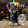 Camellia Persionalized LGBT Dragon Dont Afraid To Show True Color Stainless Steel Tumbler - Customized Double - Walled Insulation Travel Thermal Cup With Lid