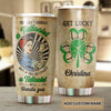 Camellia Persionalized You Cant Handle But Youre Lucky A Tattooist Will Handle You Stainless Steel Tumbler - Customized Double - Walled Insulation Travel Thermal Cup With Lid Gift For Tattooist