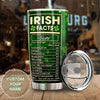 Camellia Persionalized Irish Facts Tree Stainless Steel Tumbler - Customized Double - Walled Insulation Travel Thermal Cup With Lid