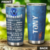 Camellia Personalized Mechanic Hourly Rate  Stainless Steel Tumbler-Sweat-Proof Double Wall Cup With Lid Gift For Mechanic