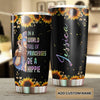 Camellia Personalized I A worl Full Of Princess Be Hippie Stainless Steel Tumbler-Sweat-Proof Double Wall Travel Cup With Lid Gift For Hippie Girl 01