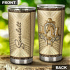 Camellia Personalized Horse Bronze Stainless Steel Tumbler - Double-Walled Insulation Vacumm Flask - Gift For Horse Lovers, Cowgirls, Cowboys, Perfect Christmas, Thanksgiving Gift
