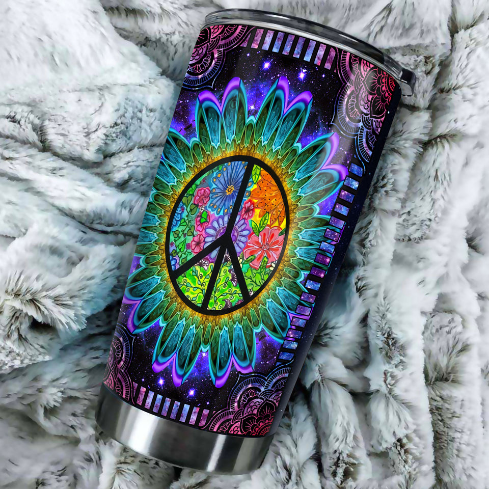 Camellia Persionalized 3D Christine Stainless Steel Tumbler - Customized Double - Walled Insulation Travel Thermal Cup With Lid