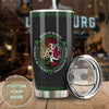 Camellia Personalized Irish By Blood Canadian By Birth Patriot By Choice Stainless Steel Tumbler - Customized Double-Walled Insulation Travel Thermal Cup With Lid
