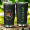 Camellia Personalized Irish By Blood Canadian By Birth Patriot By Choice Stainless Steel Tumbler - Customized Double-Walled Insulation Travel Thermal Cup With Lid
